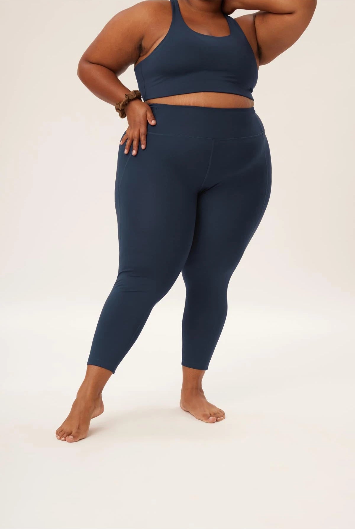 long leggings compressive - midnight - collab zürich