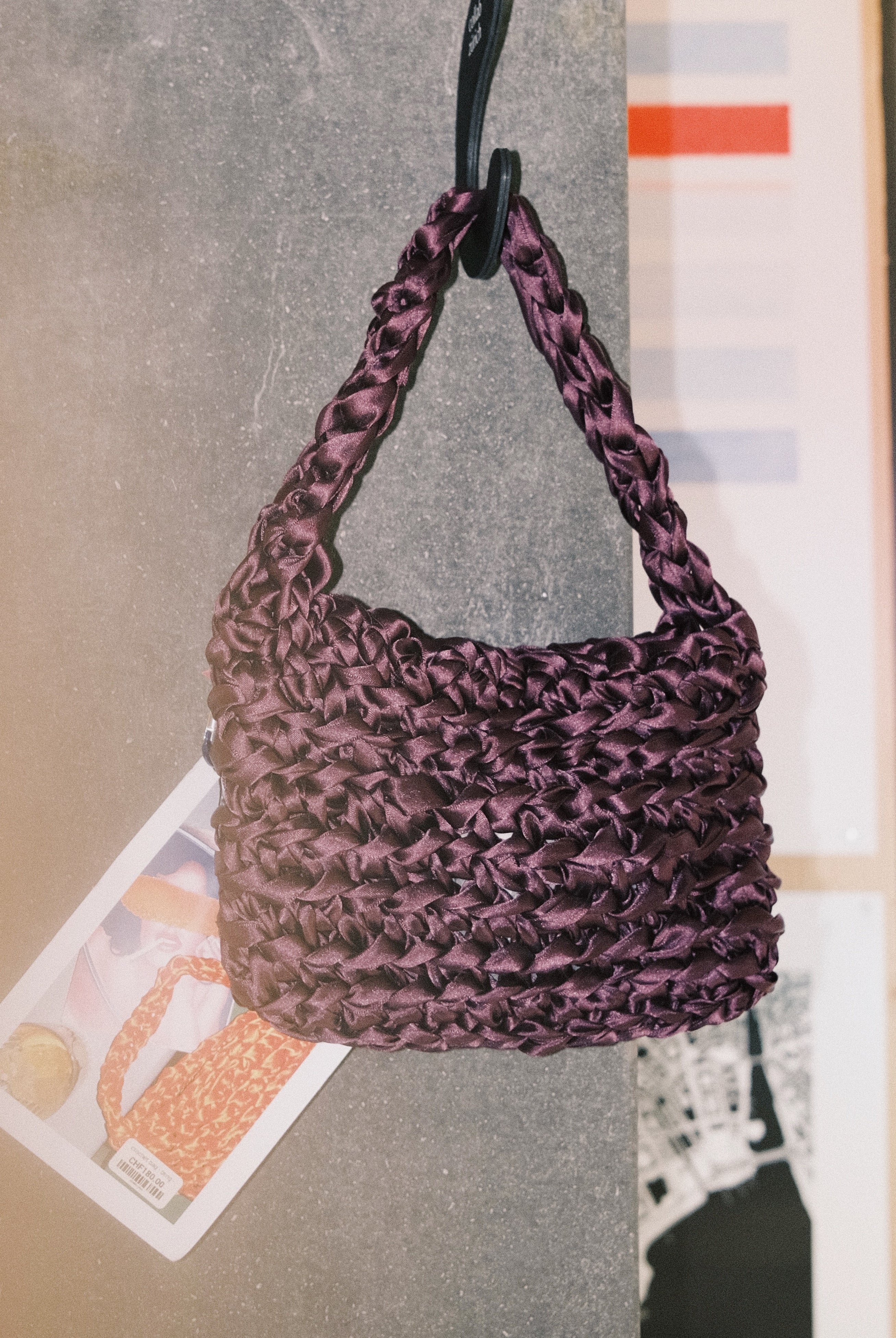 crochet bag - bling mini - collab zürich