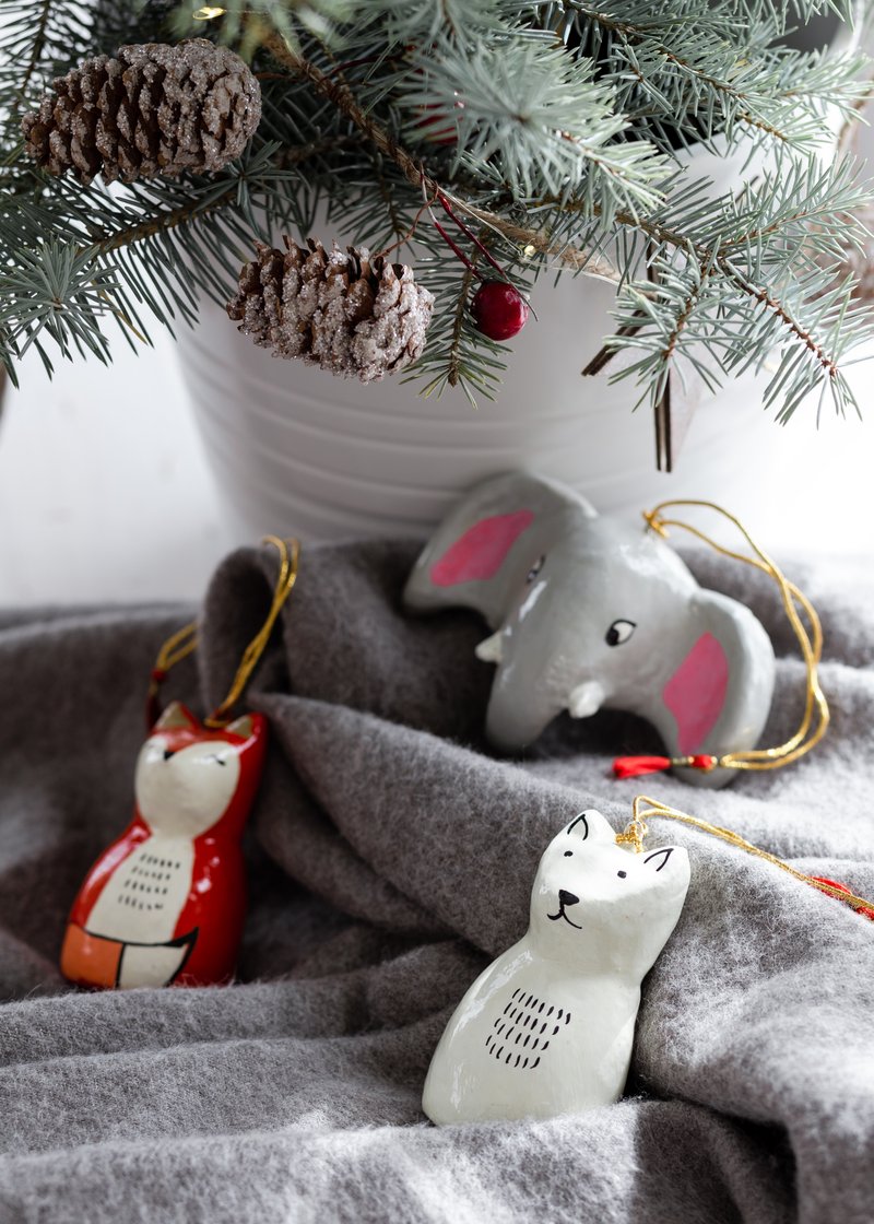 unbreakable christmas ornament - polar bear - collab zürich