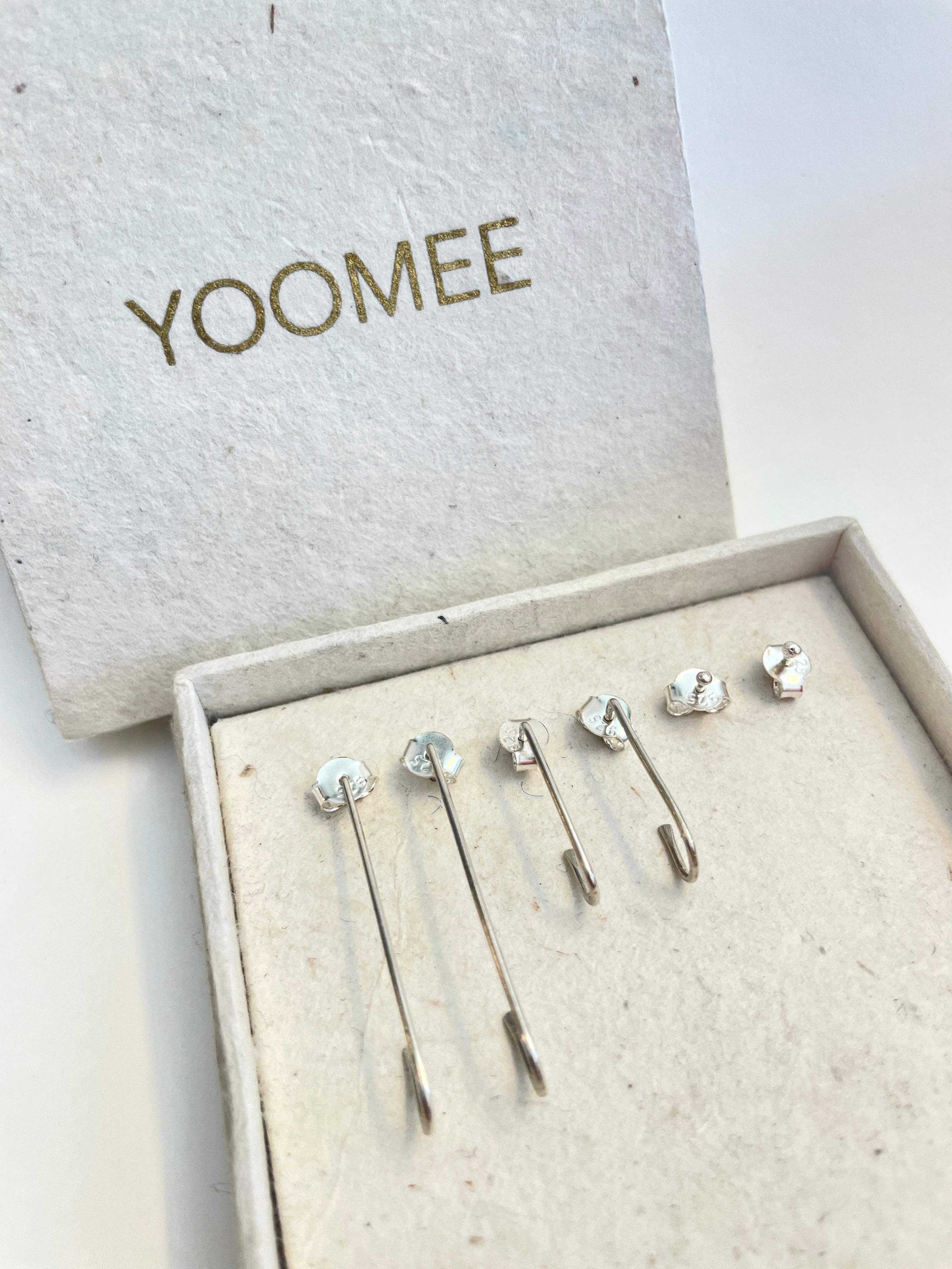Earring Studs - DINA - set of three - sale - collab zürich