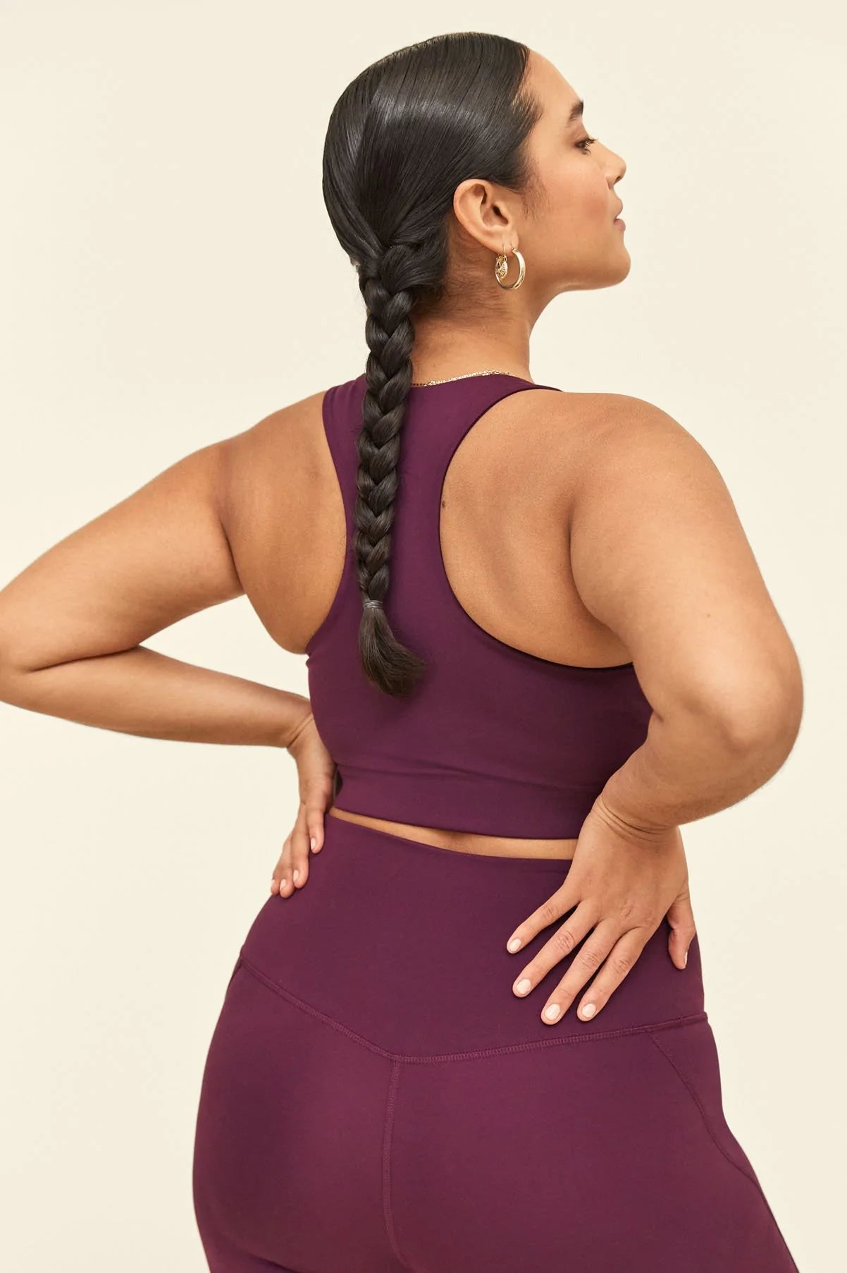 active bra - paloma - plum - collab zürich