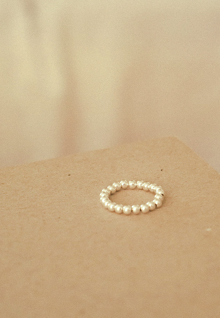ring - bubbles - silver - collab zürich