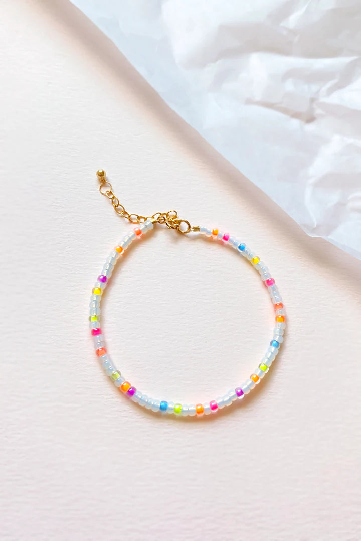 bracelet - DISCO - colorful beads - collab zürich