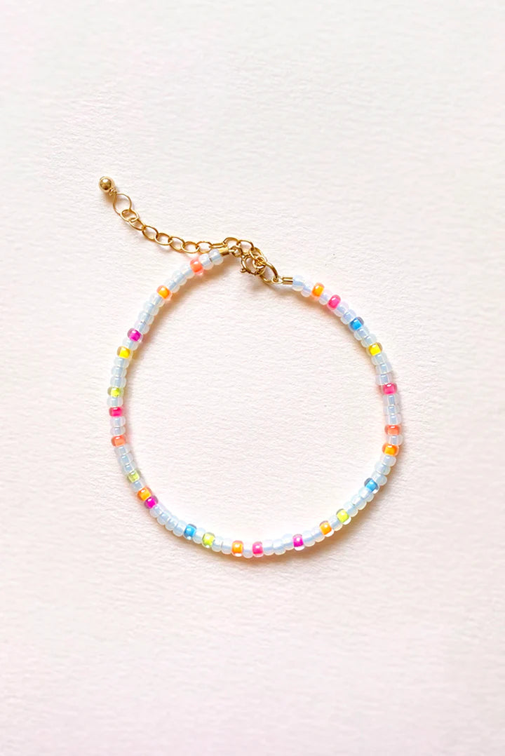 bracelet - DISCO - colorful beads - collab zürich