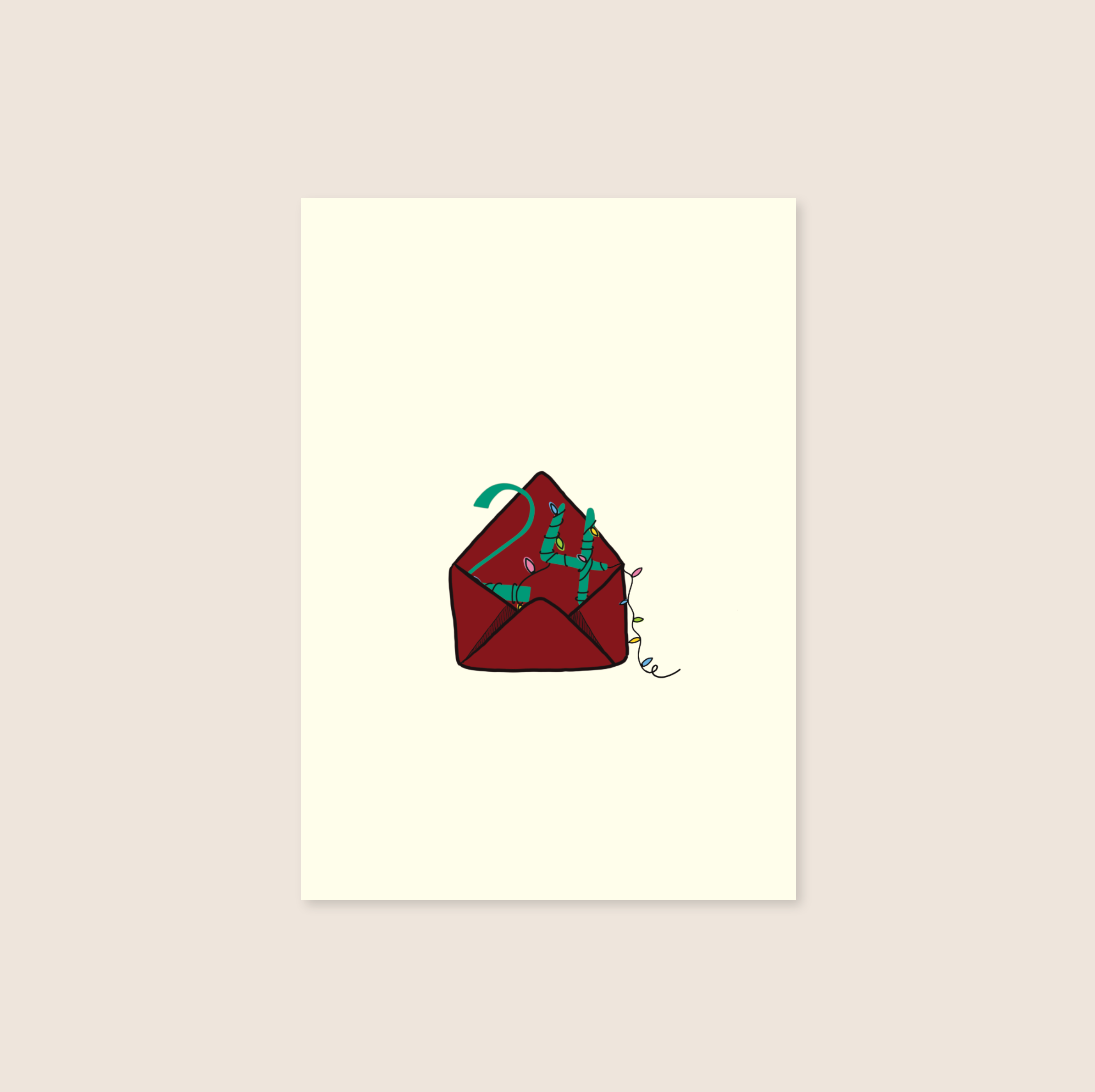 christmas postcard - couvert 24 - collab zürich