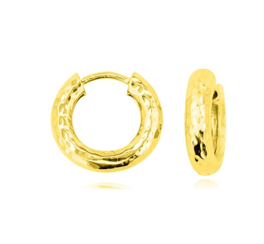 single hoop - click - hammered - collab zürich