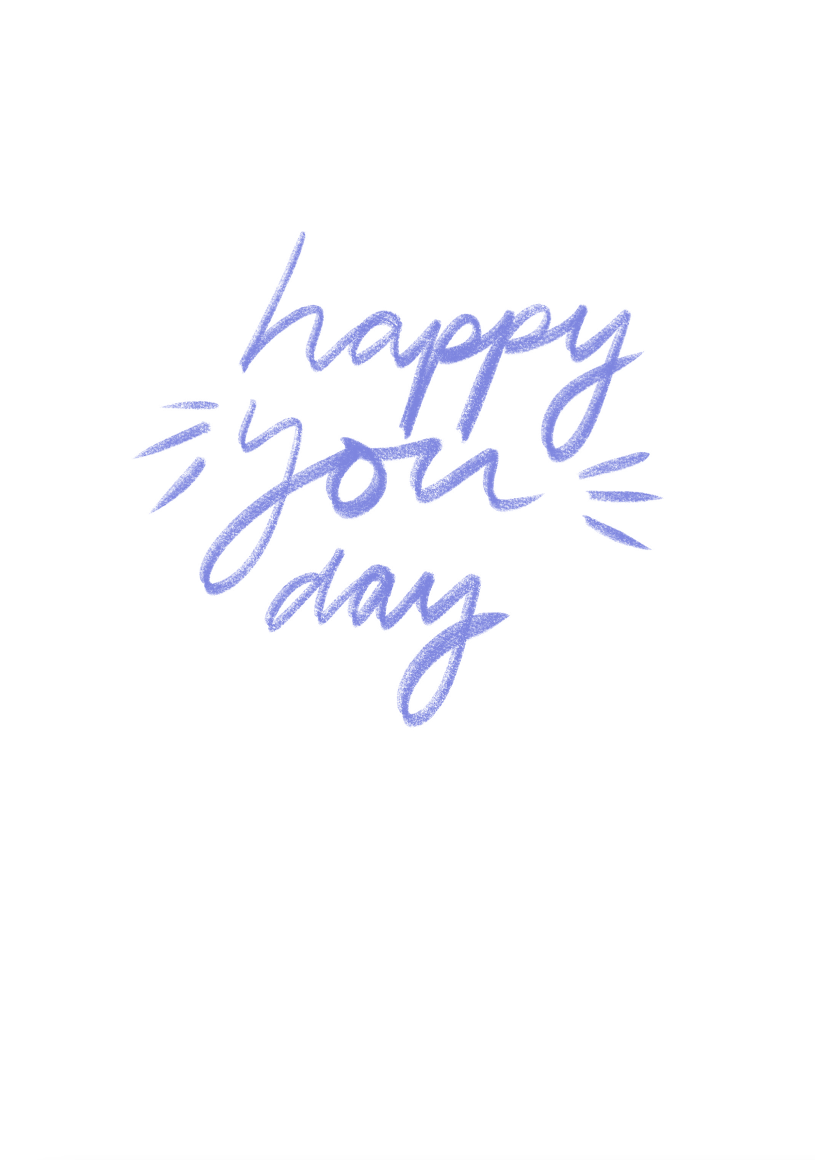 postcard - happy you day - collab zürich