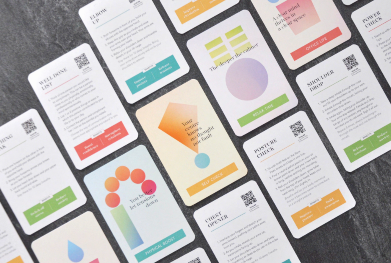 wellbeing cards - re-set - collab zürich