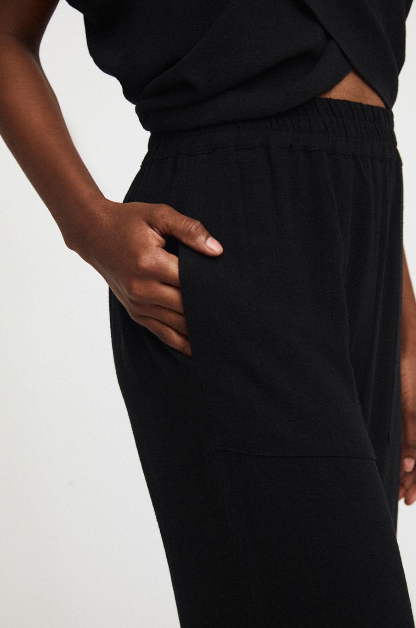 straight pants - tabita - black - collab zürich