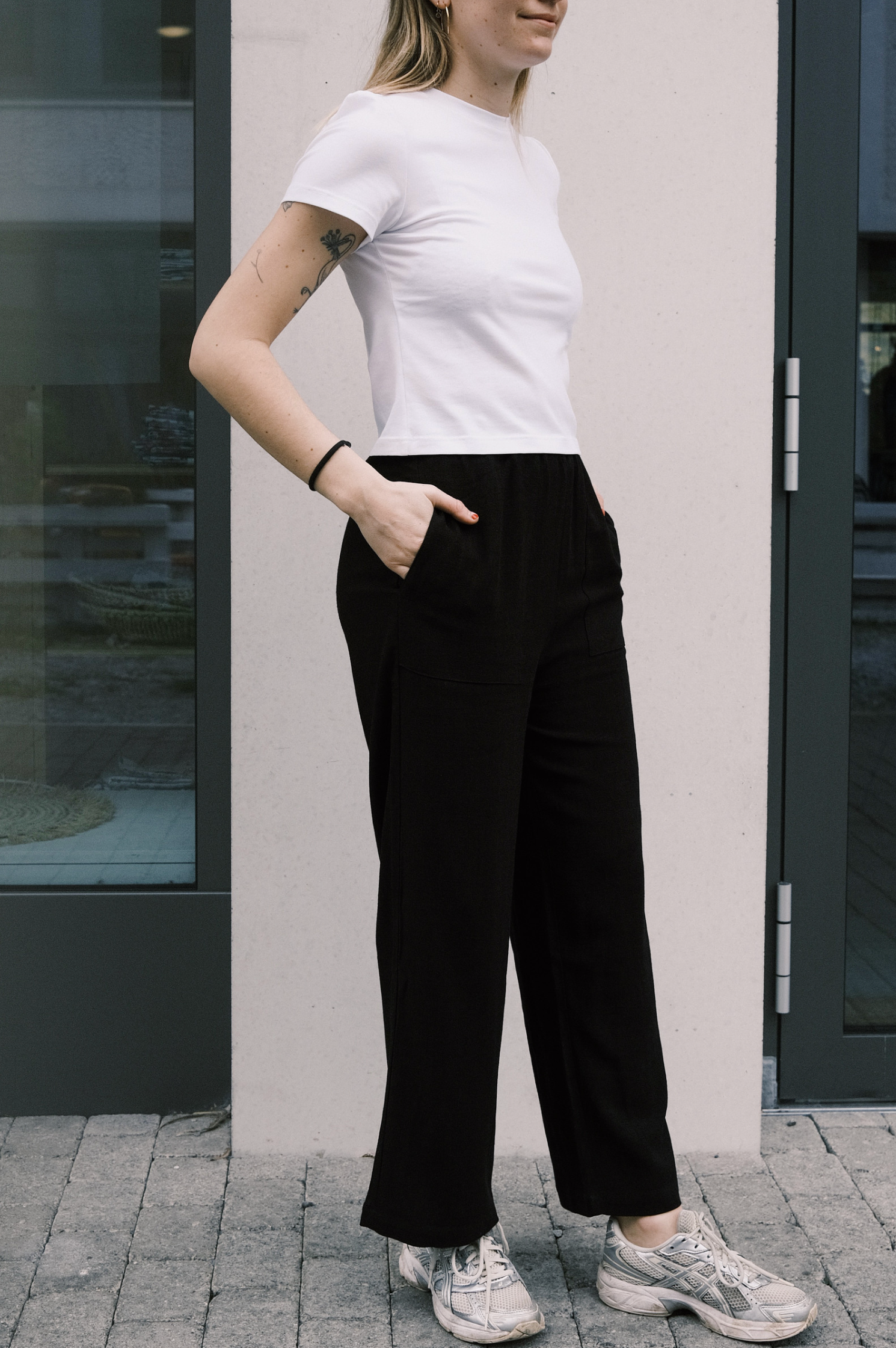 straight pants - tabita - black - collab zürich