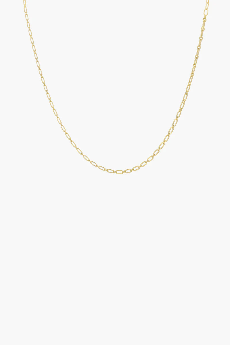 necklace - figaro choker (36cm) - gold - collab zürich