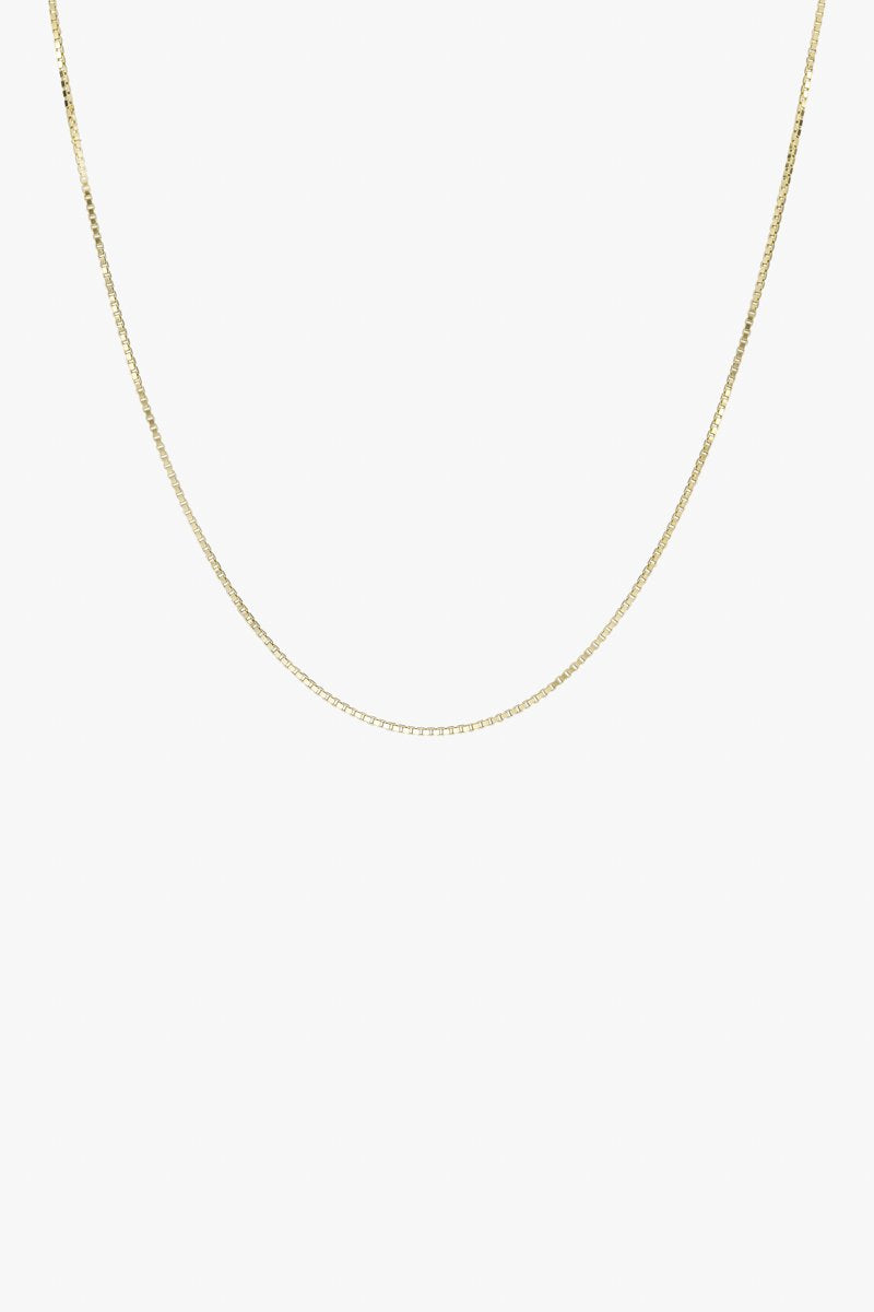 necklace - box choker (36cm) - gold - collab zürich