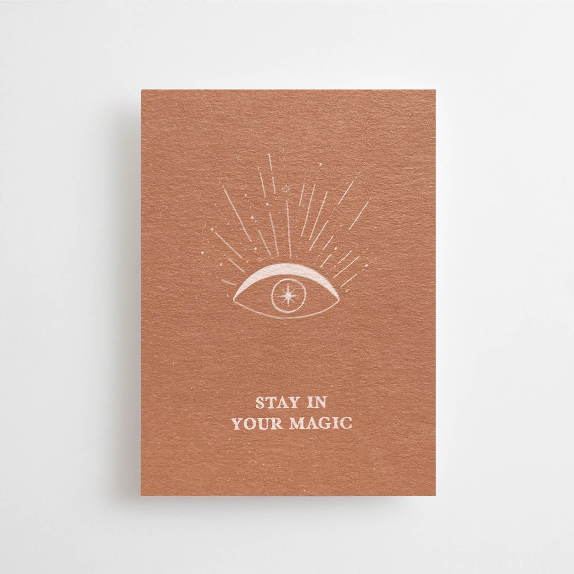 mini postcard - stay in your magic - collab zürich