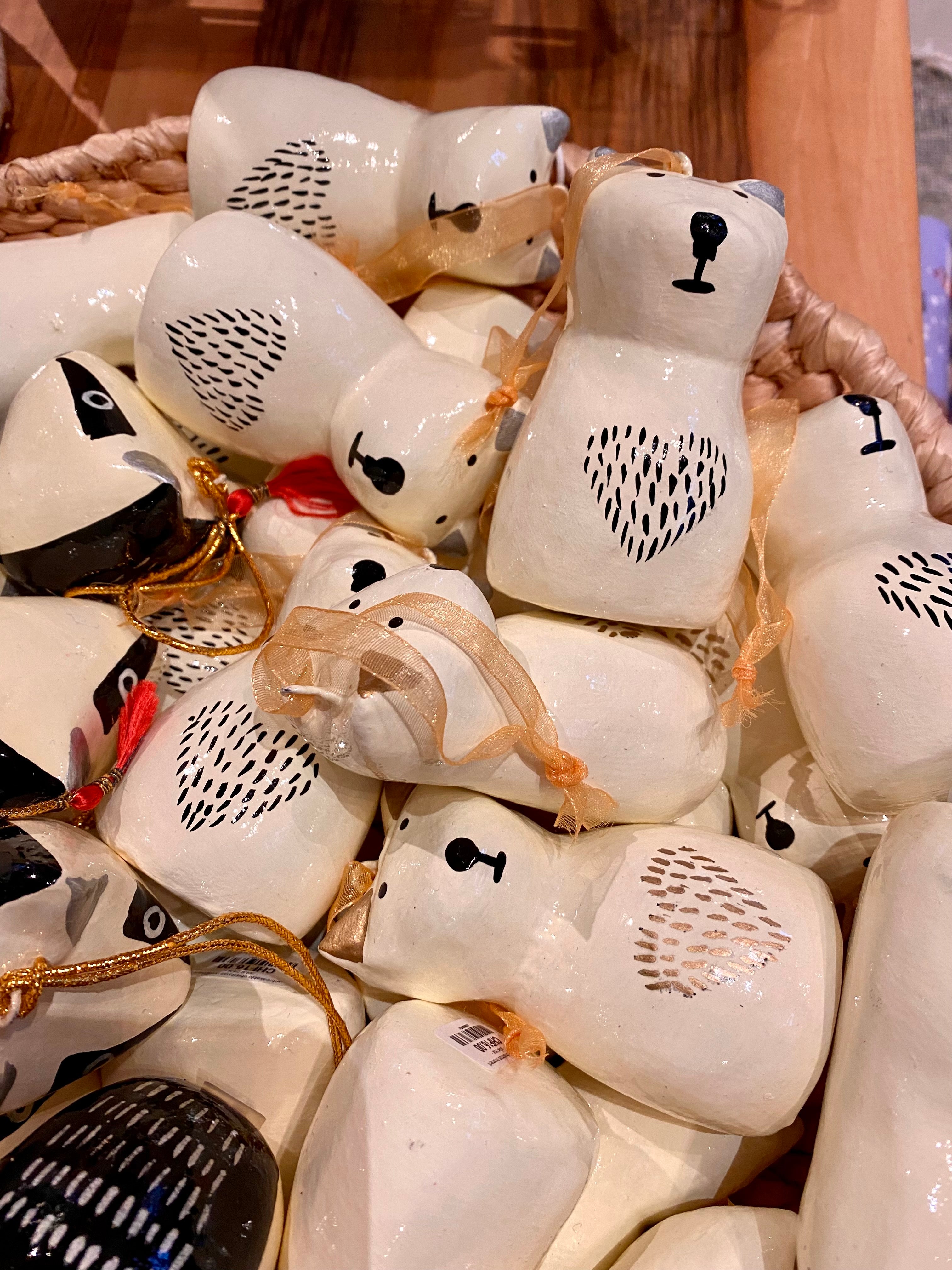 unbreakable christmas ornament - polar bear - collab zürich