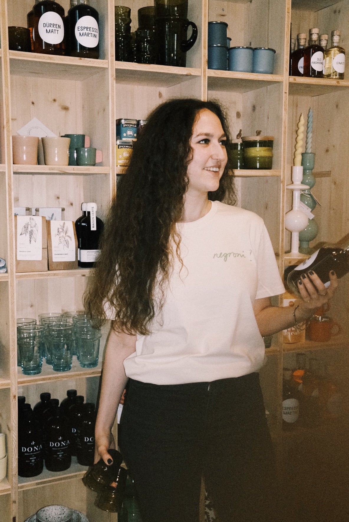 Unisex T-Shirt - negroni? - Natural - collab zürich