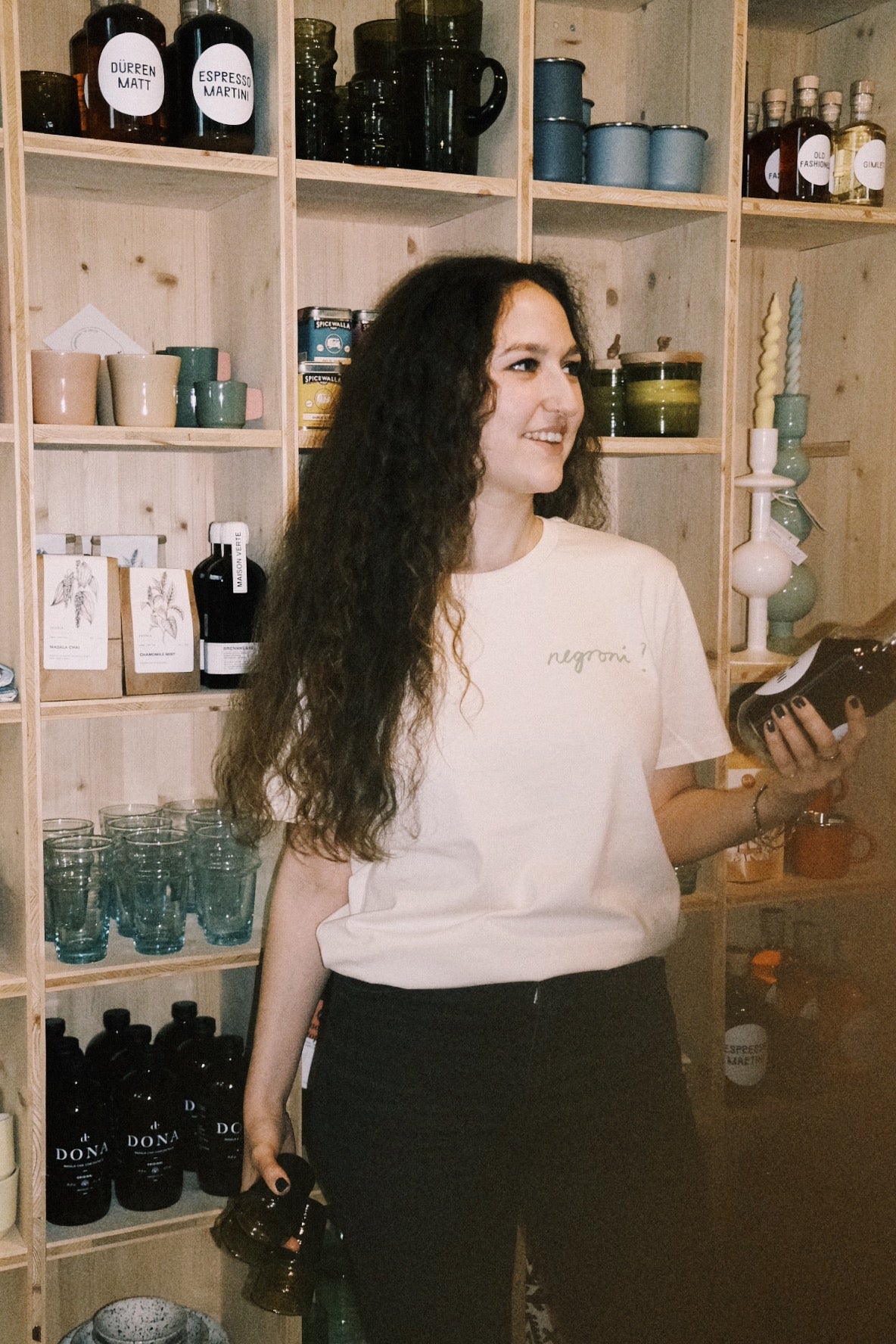 Unisex T-Shirt - negroni? - Natural - collab zürich