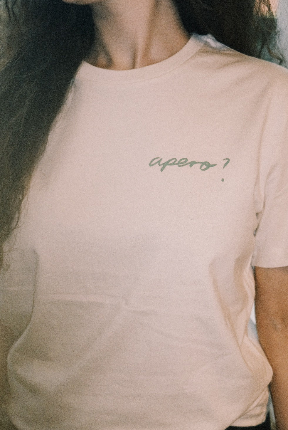 Unisex T-Shirt - apero? - Natural - collab zürich