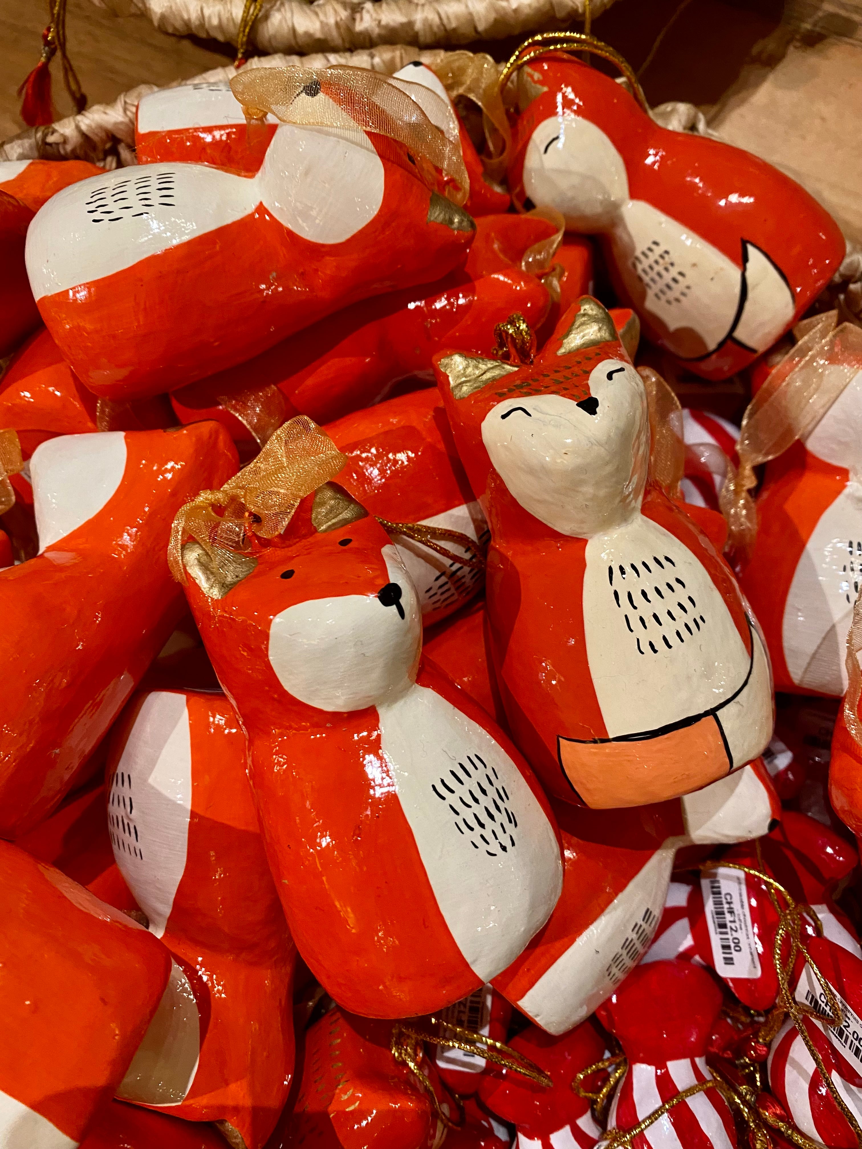 unbreakable christmas ornament - fox - collab zürich