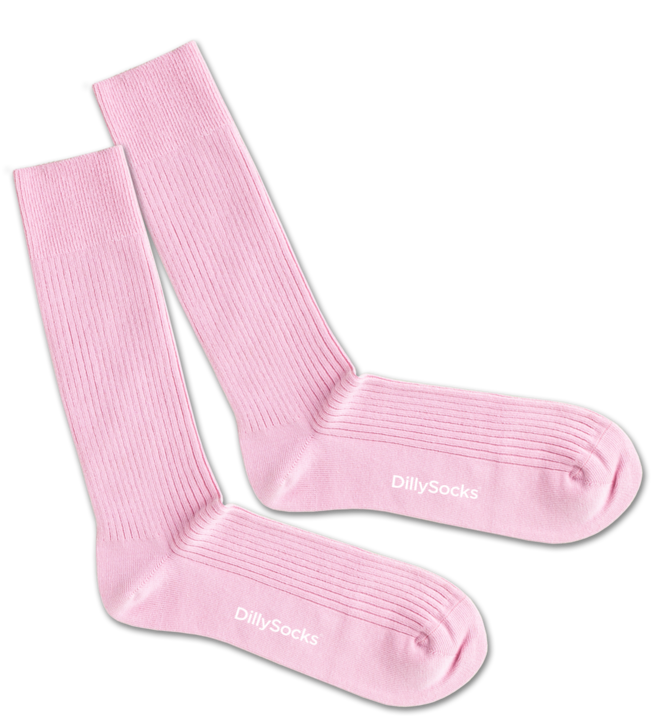 socks - ribbed piggy pink - collab zürich