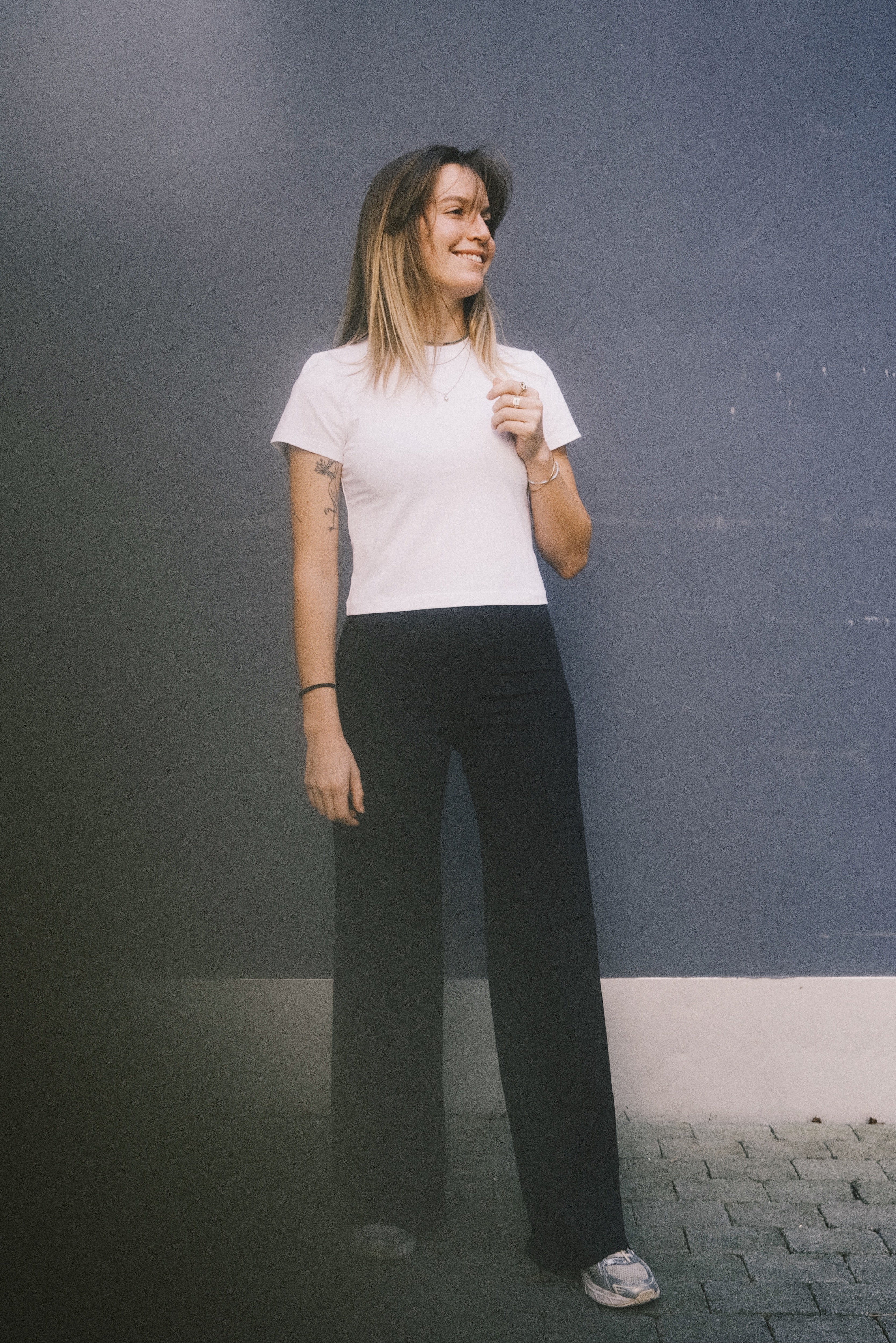 Pants - Marlene - Black Neoprene - collab zürich
