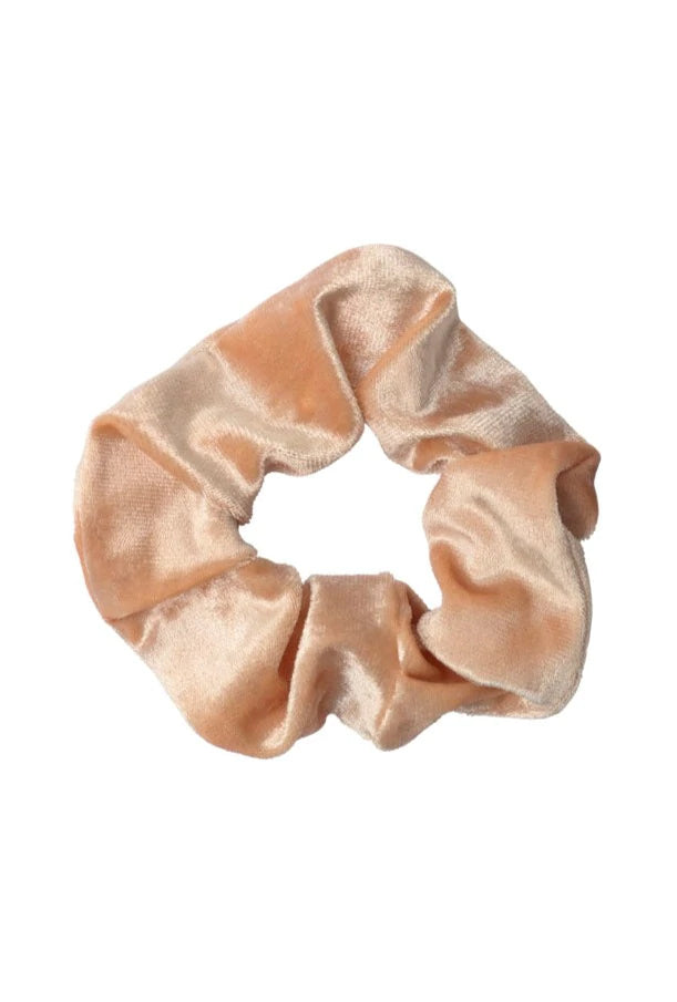scrunchie - MEDINA - velvet - peach - collab zürich
