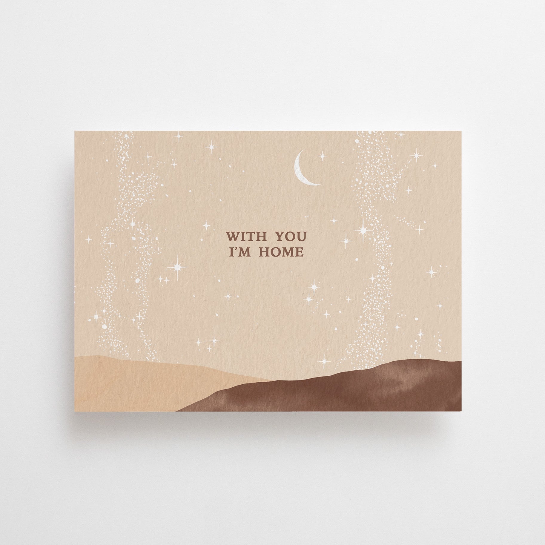 postcard - with you i'm home - collab zürich