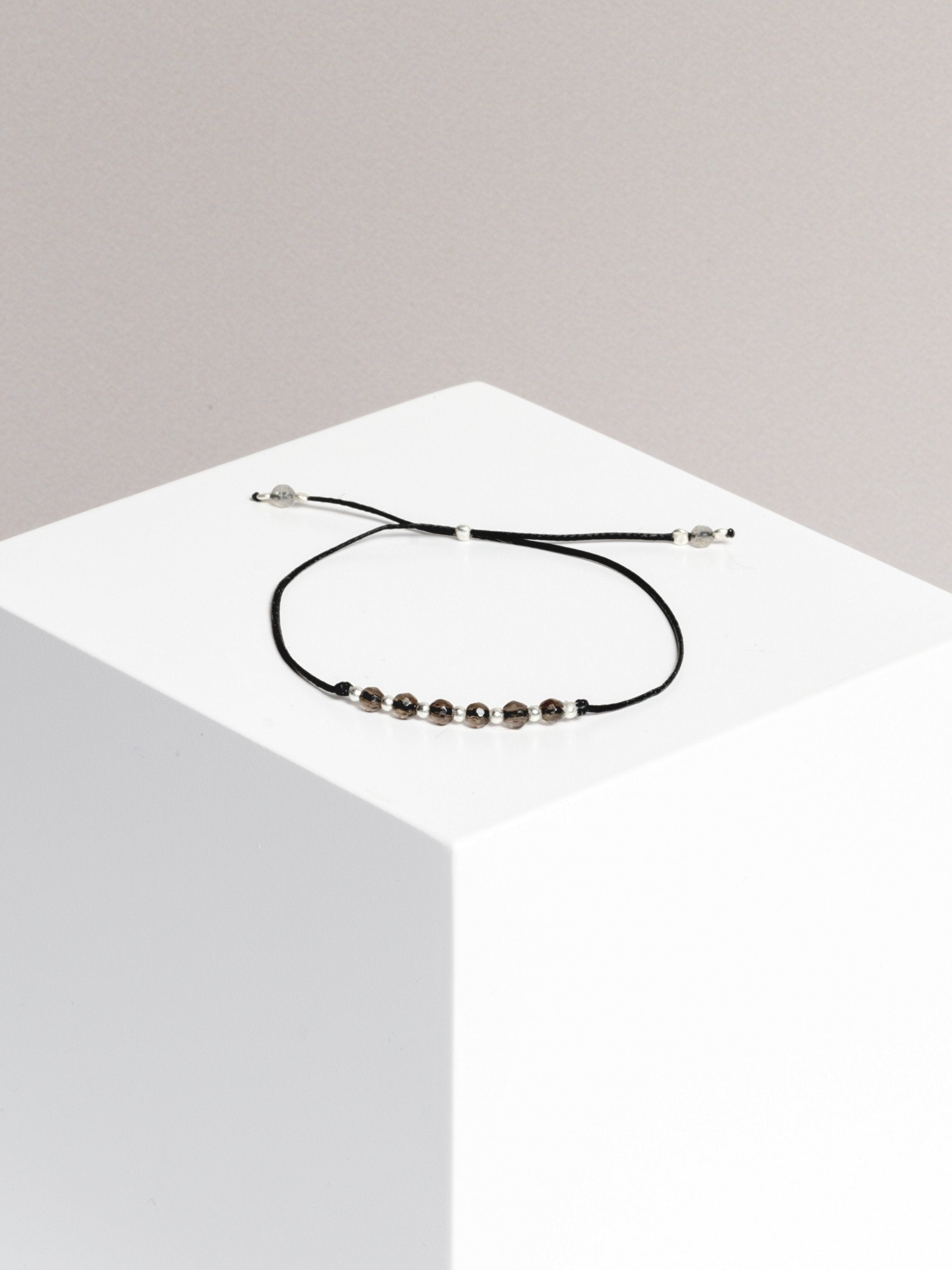 bracelet - SMALL BUT MIGHTY - smoky quartz - collab zürich