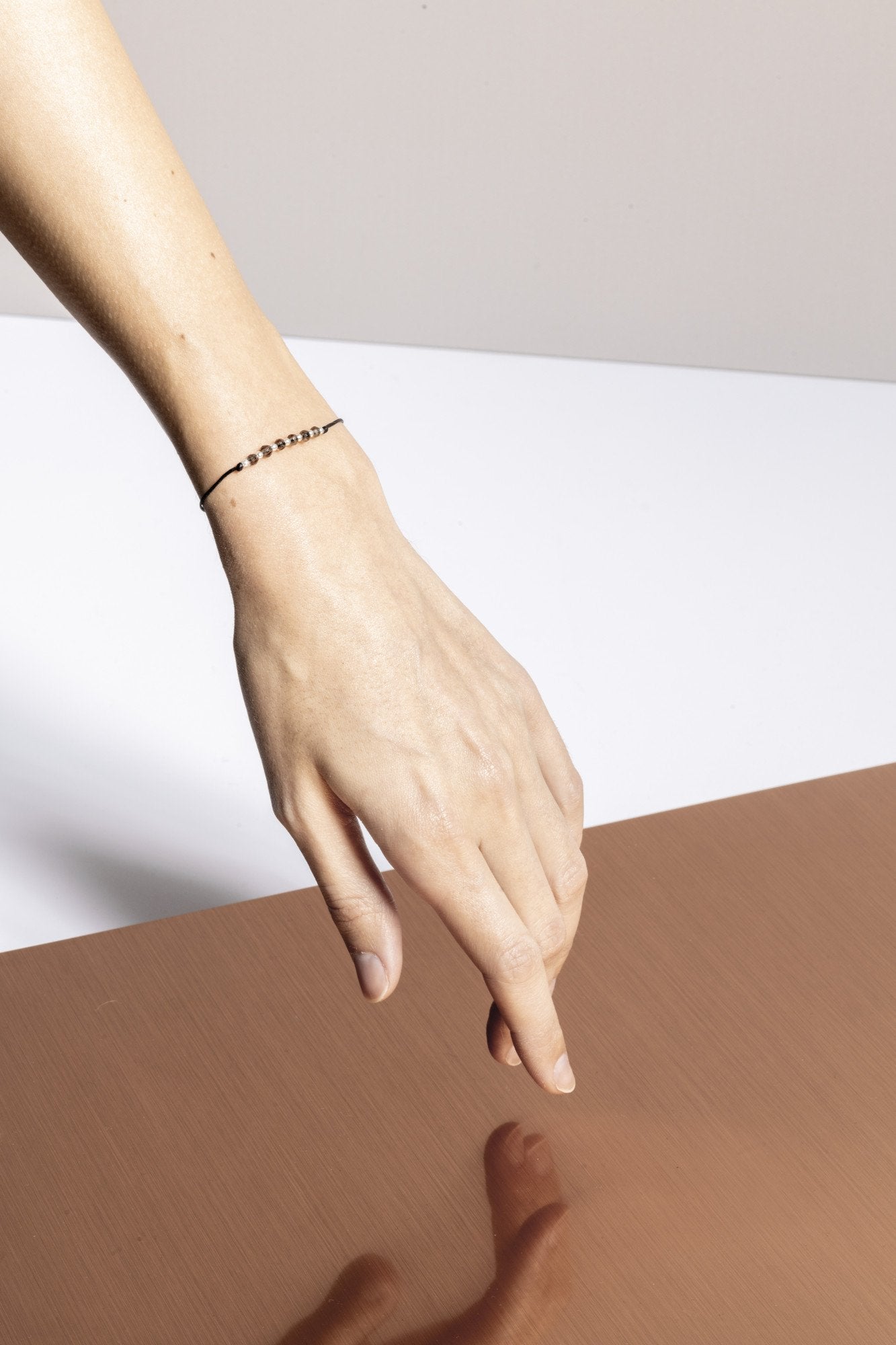 bracelet - SMALL BUT MIGHTY - smoky quartz - collab zürich