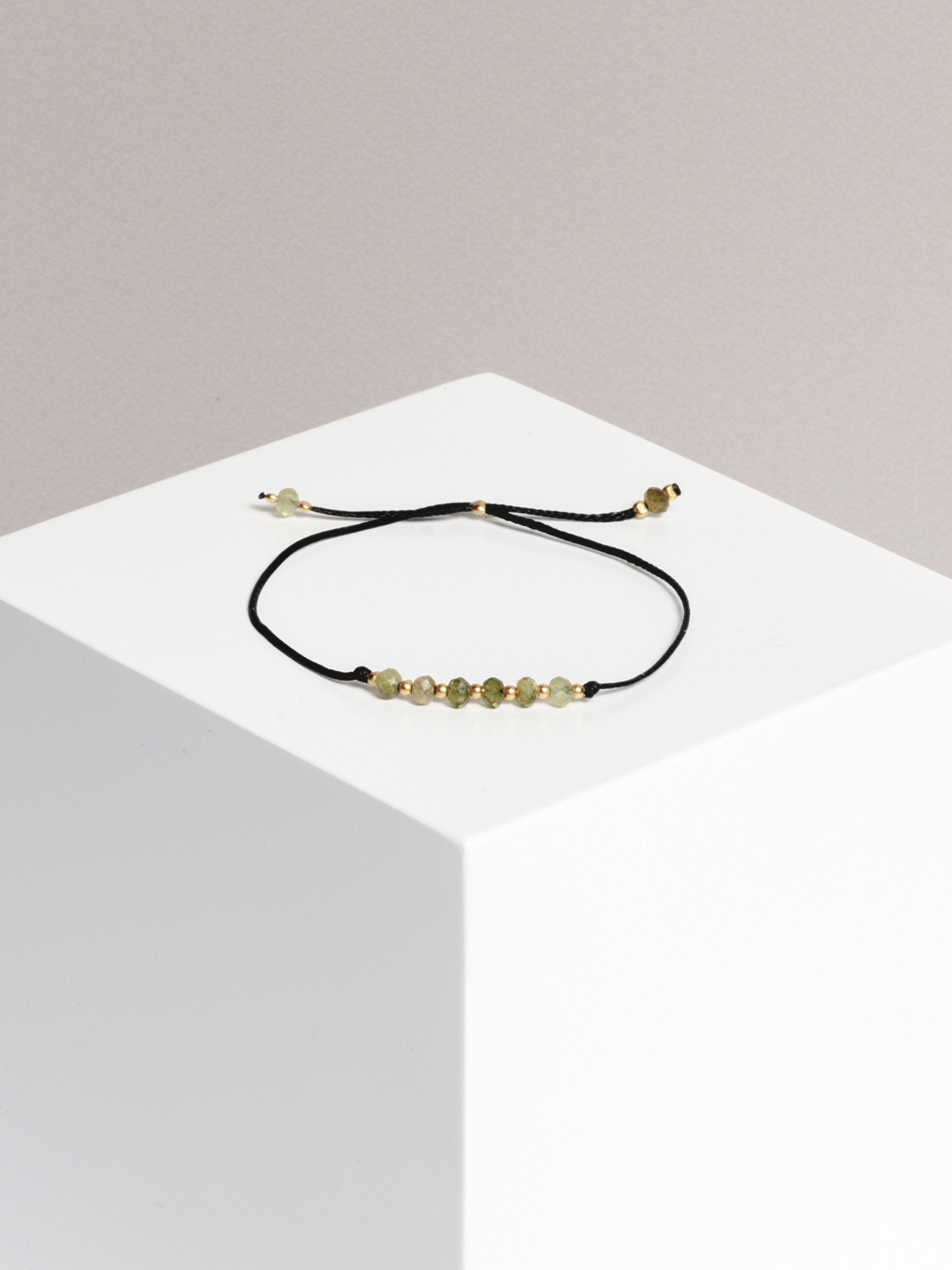 bracelet - SMALL BUT MIGHTY - green agate - collab zürich