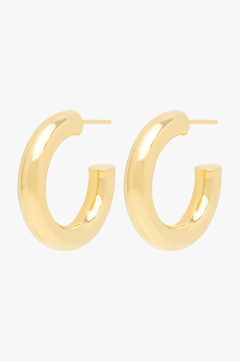 hoops - chunky statement - gold - collab zürich