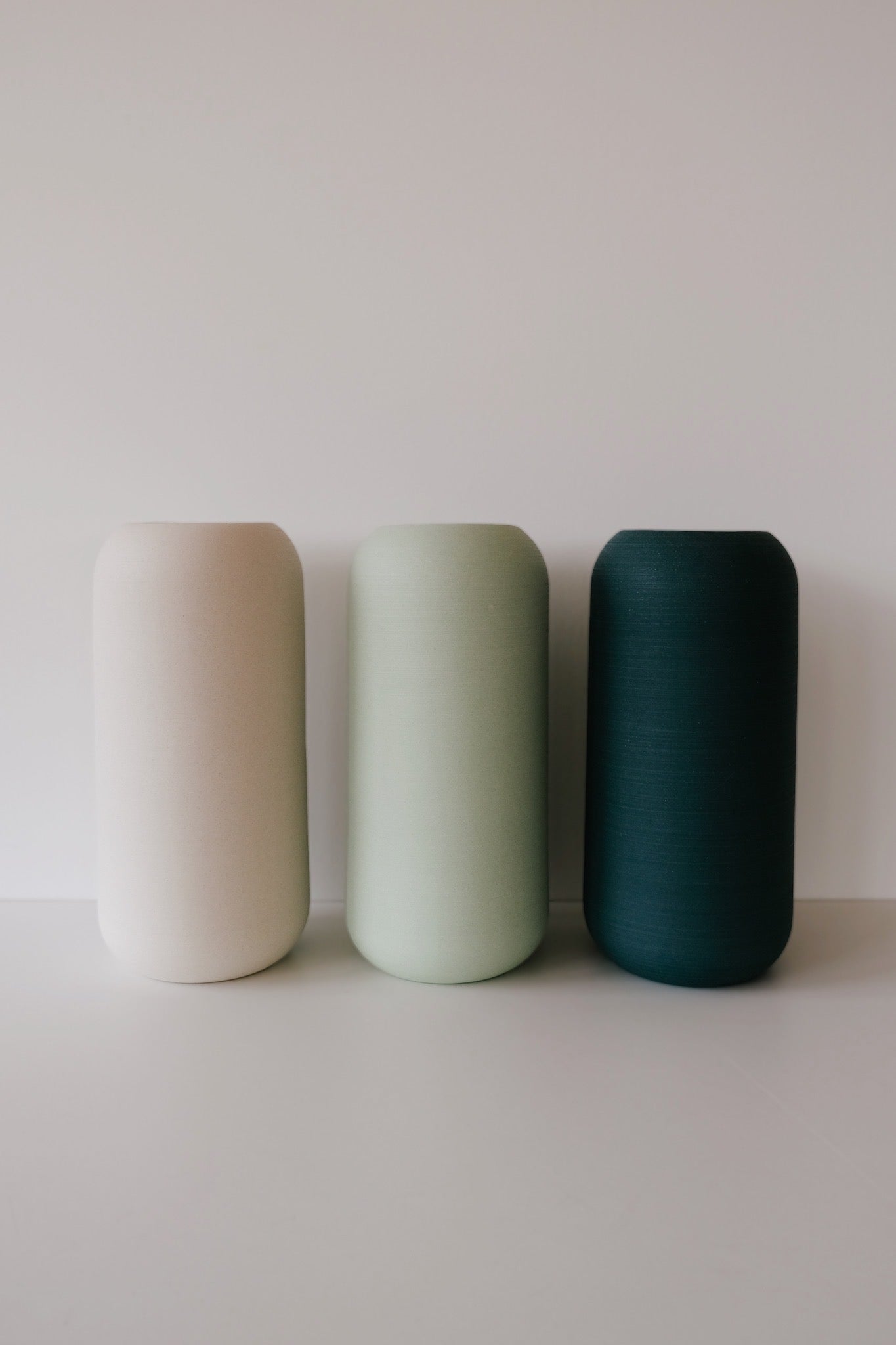 Ceramic Vase - Soft Cylinder - collab zürich