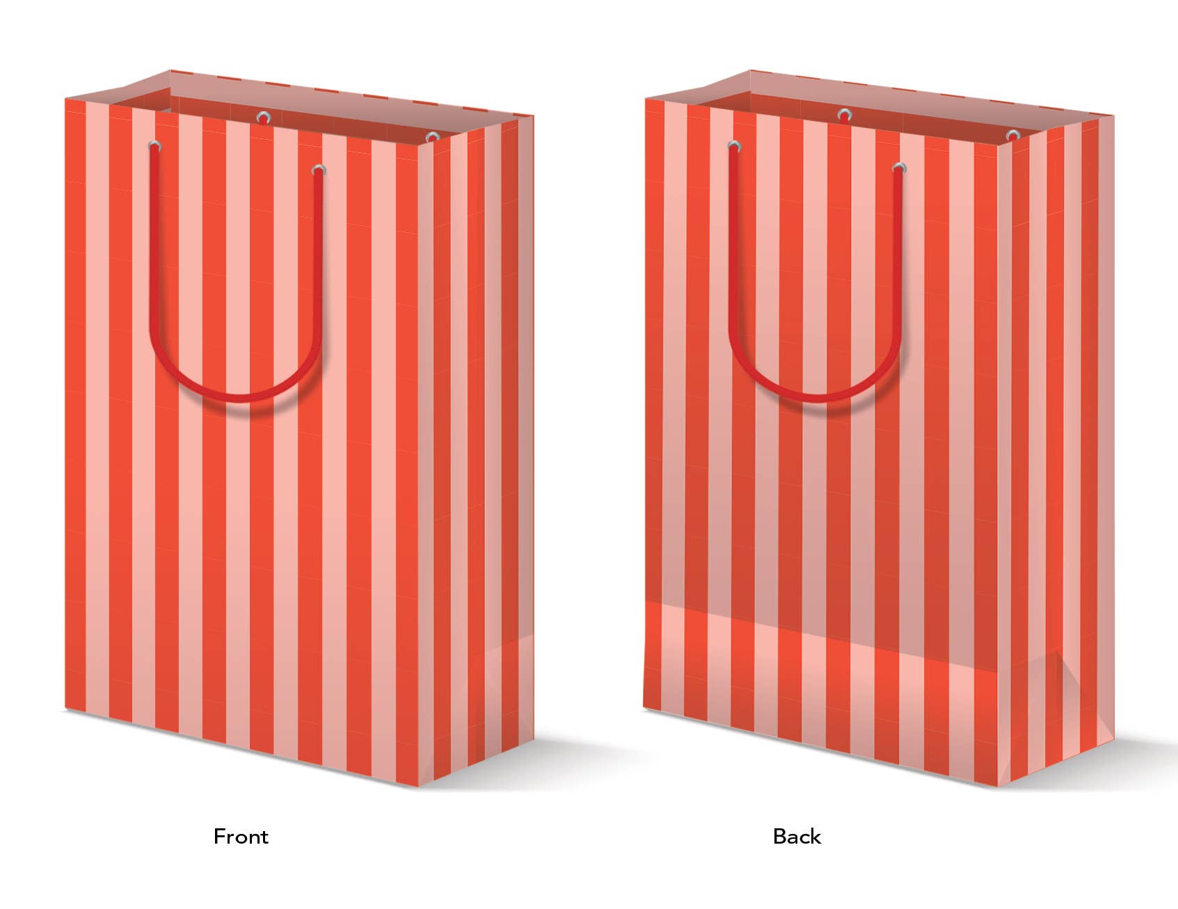 Gift Bag - Red Stripe - collab zürich