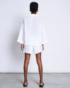 linen shirt - mons - white - collab zürich