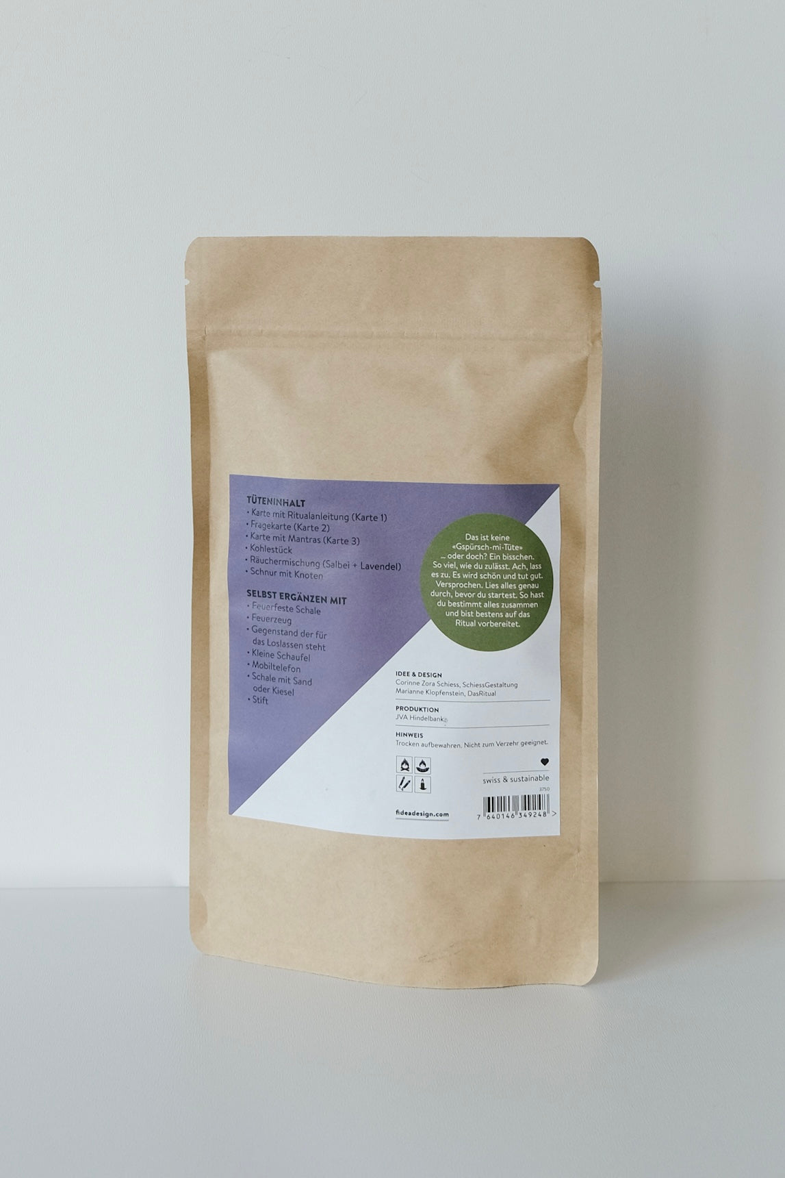 ritualtüte - loslassen - collab zürich