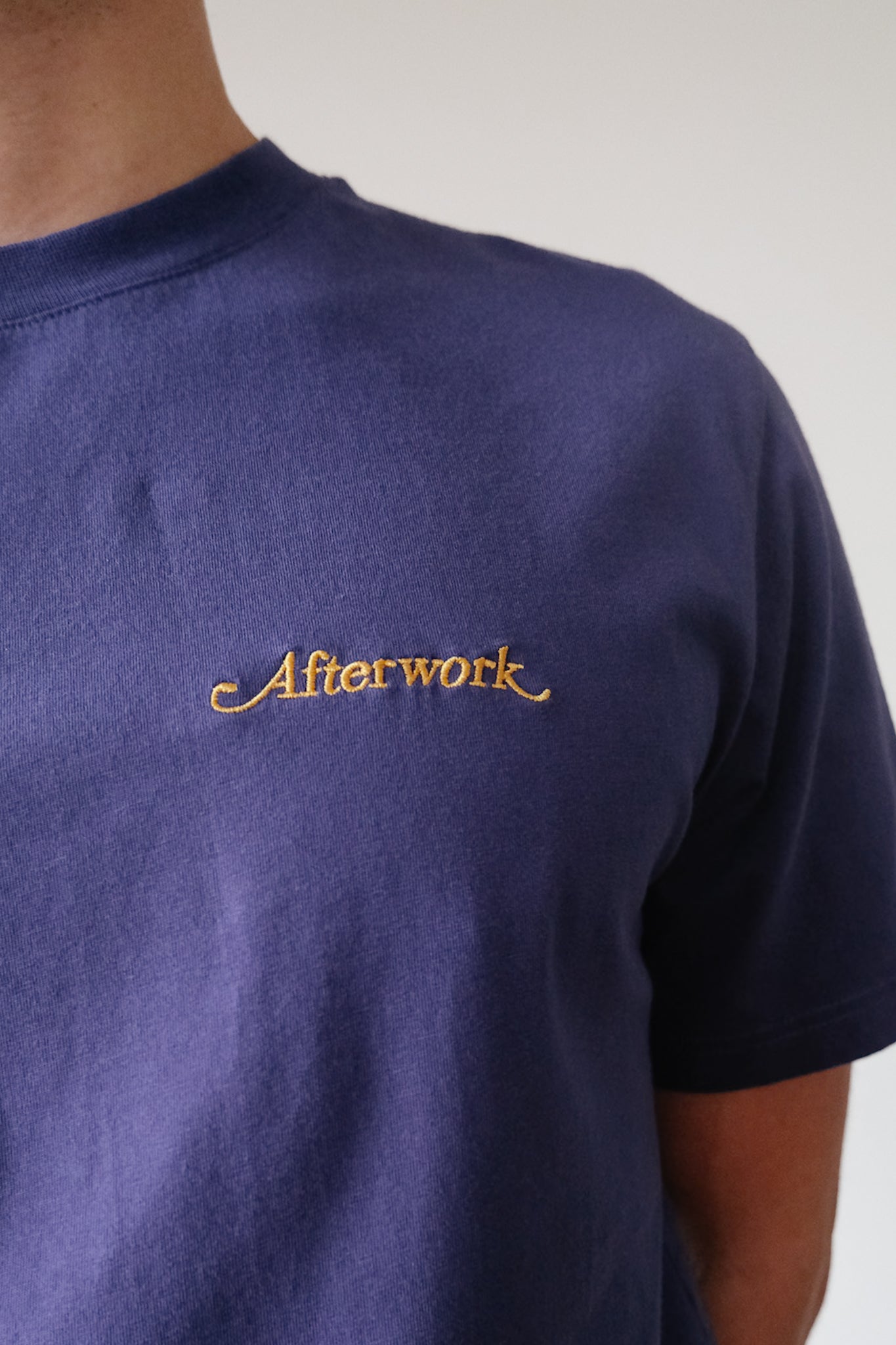 t-shirt - afterwork - navy - collab zürich