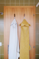 Hooded Towel - Lion - Mustard Yellow - collab zürich