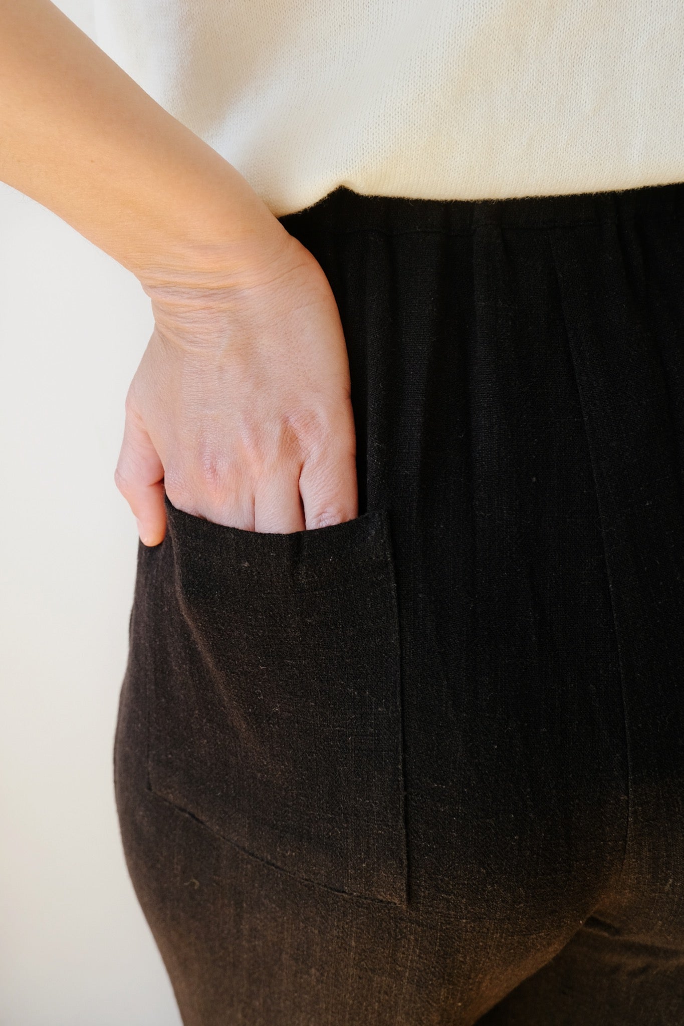 straight pants - tabita - black - collab zürich