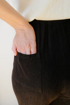 straight pants - tabita - black - collab zürich