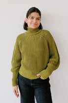 Cotton Jumper - Ola - Mossy Pear - collab zürich