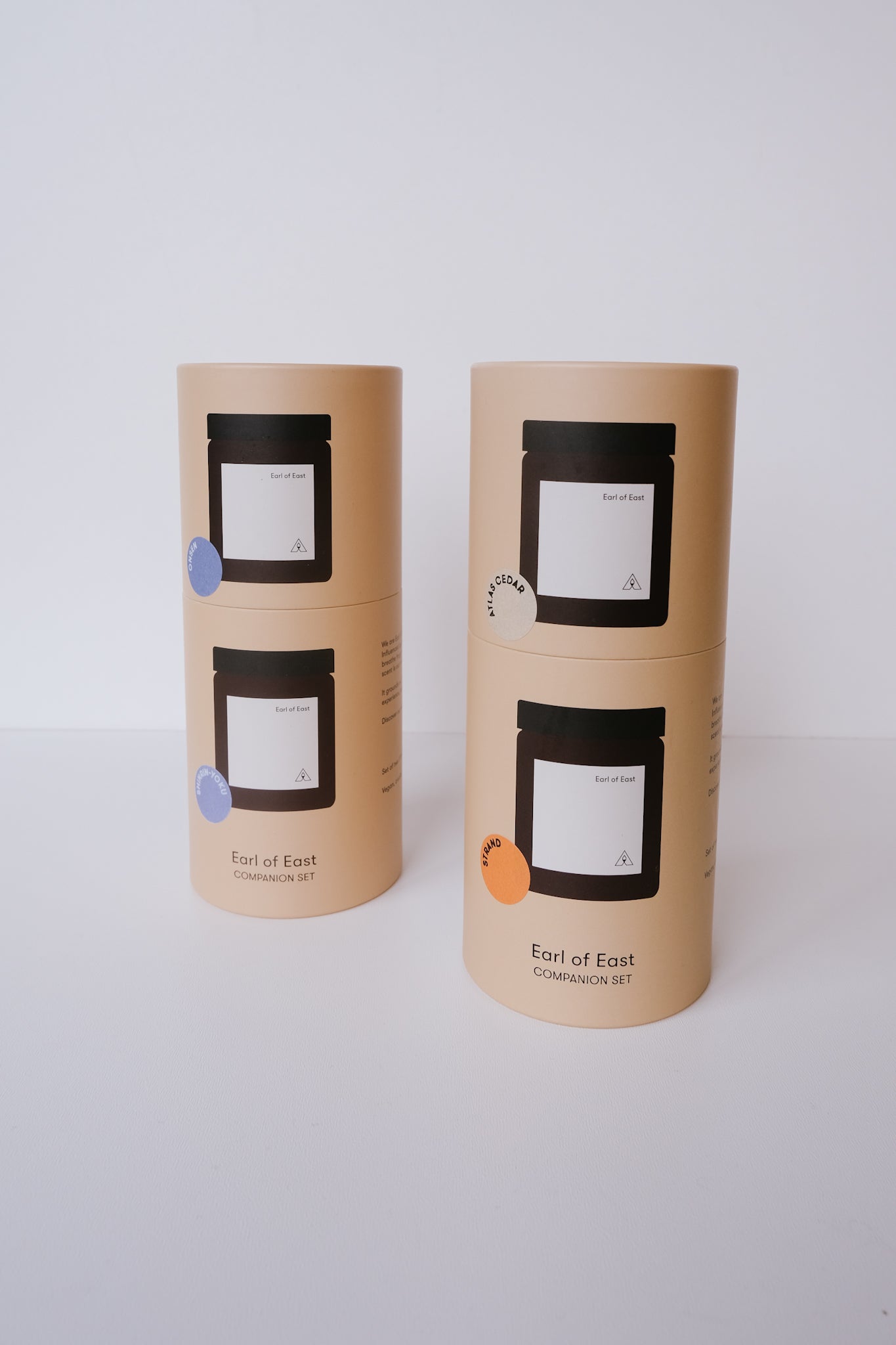 scented candle set - companion - grounding - collab zürich