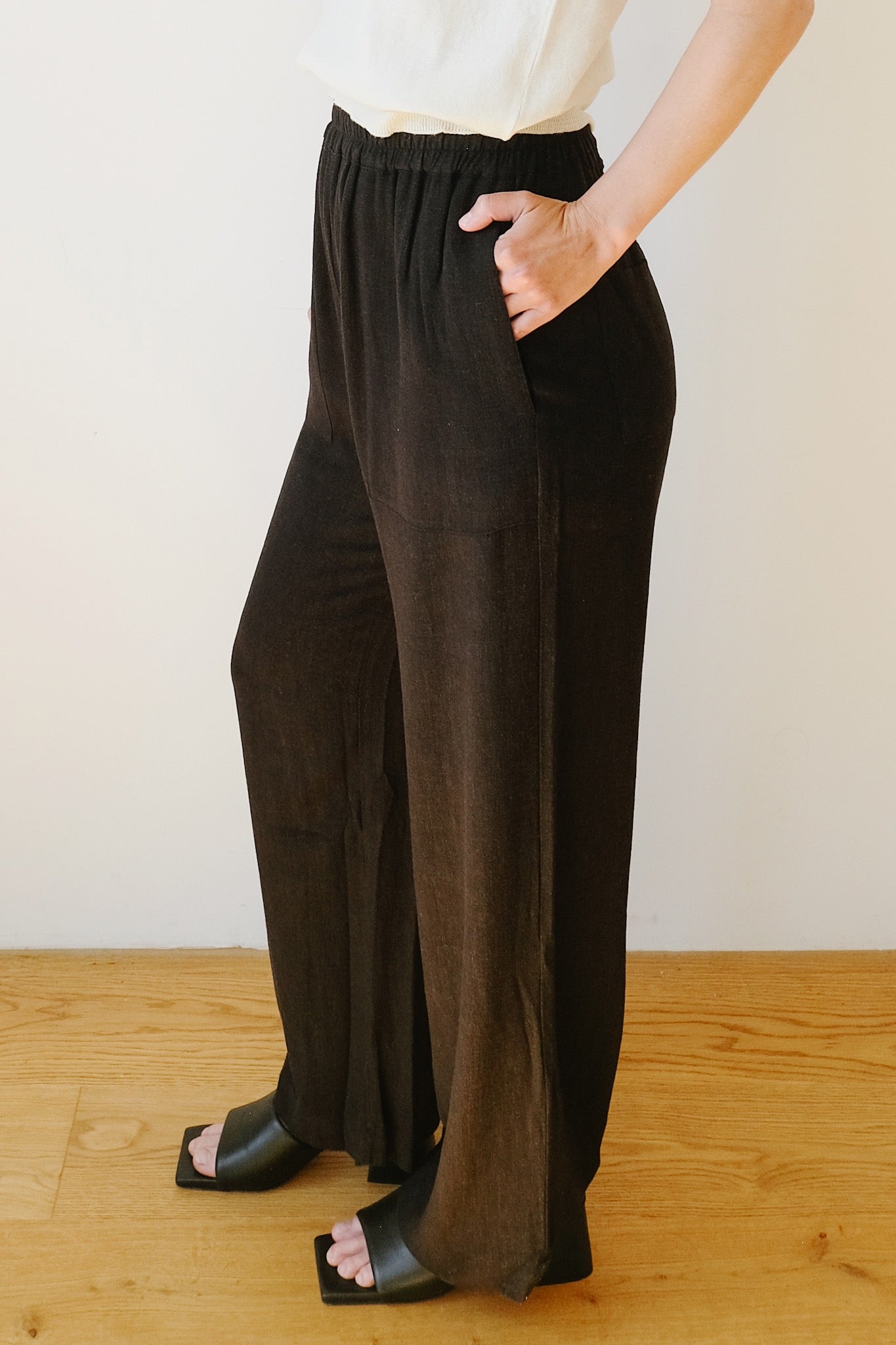 straight pants - tabita - black - collab zürich