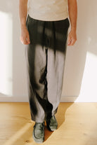 Unisex Dapper Pants - Wide - Herringbone Grey - collab zürich