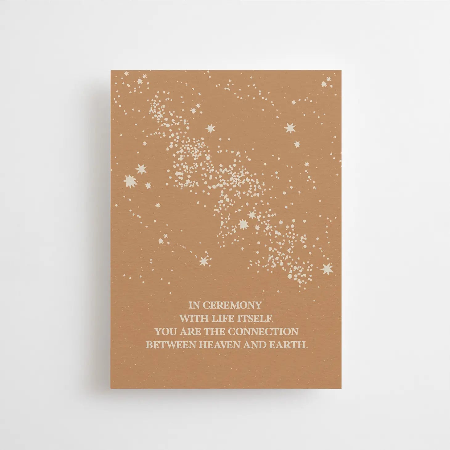 mini postcard - in ceremony with life itself - collab zürich