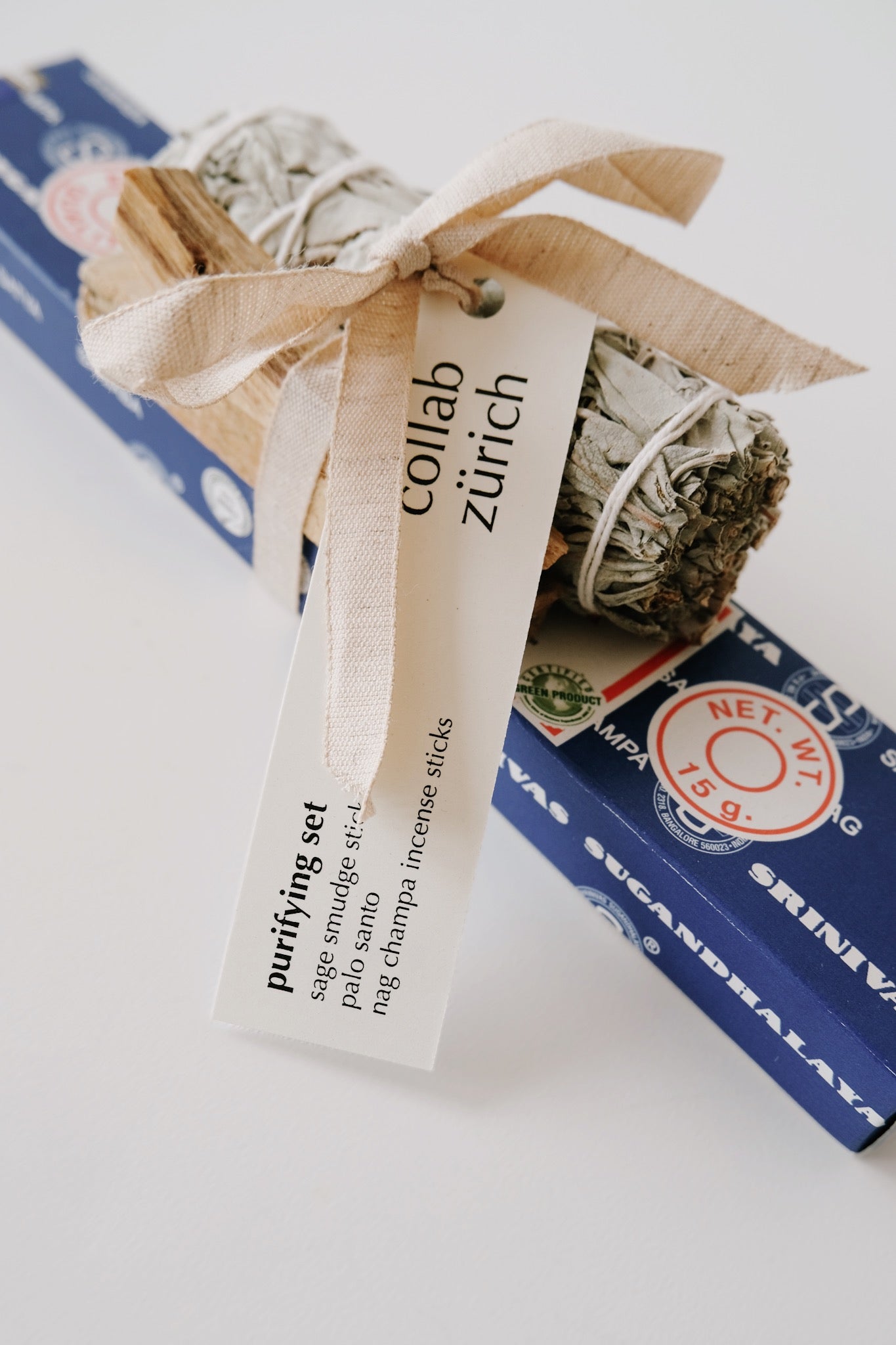 purifying set - incense variety - collab zürich