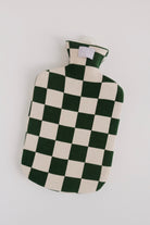 hot water bottle - checkered - collab zürich