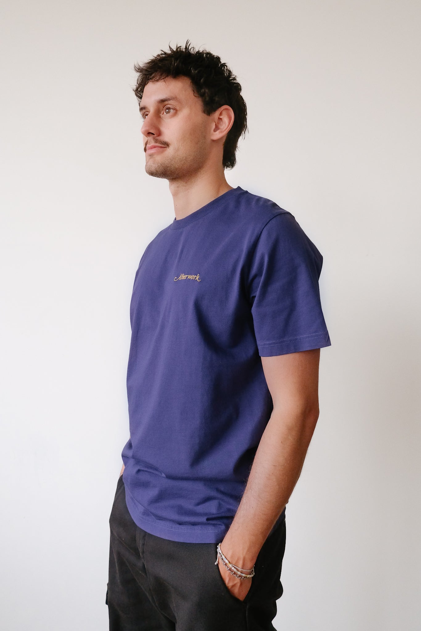 t-shirt - afterwork - navy - collab zürich