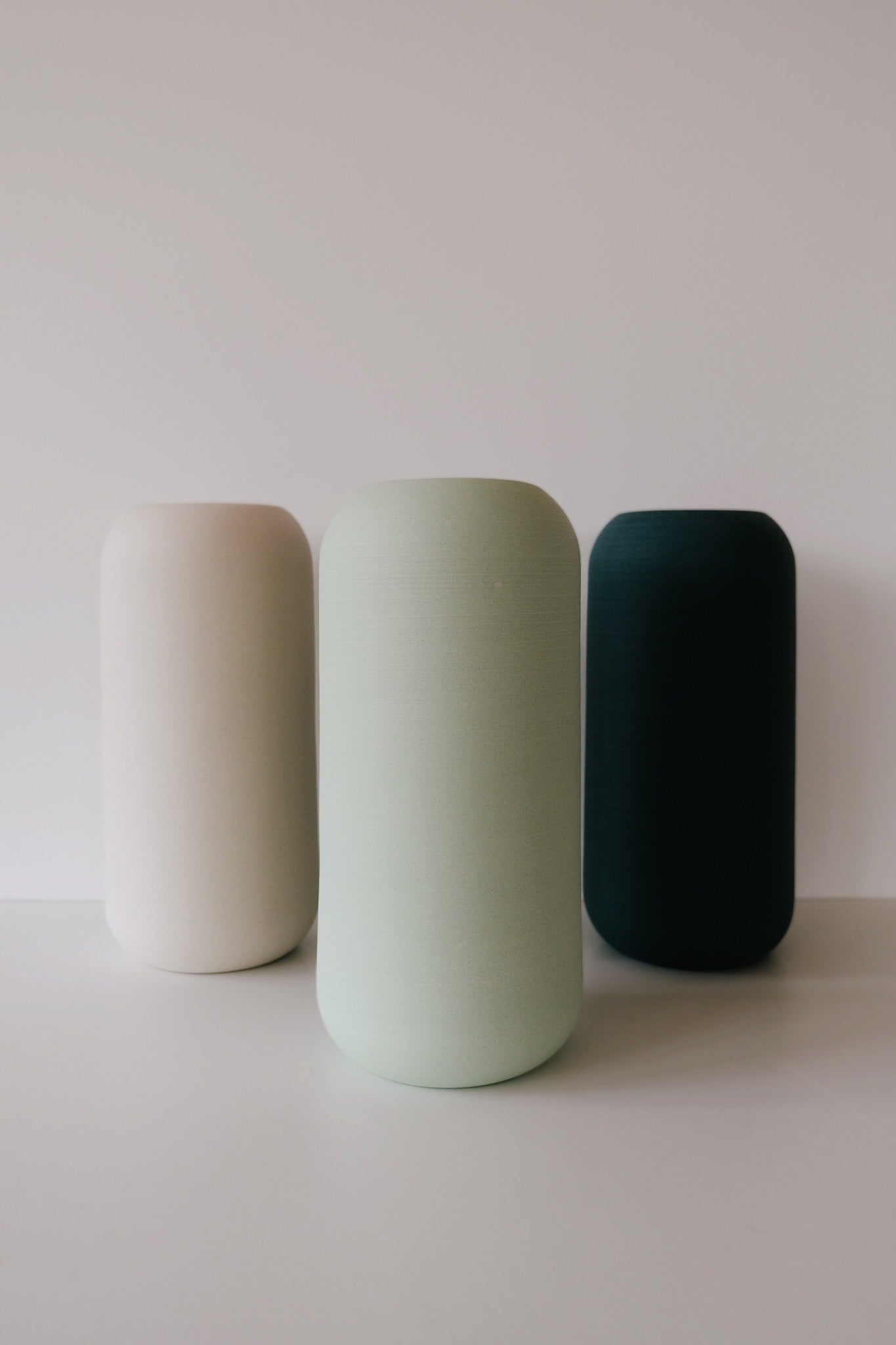 Ceramic Vase - Soft Cylinder - collab zürich