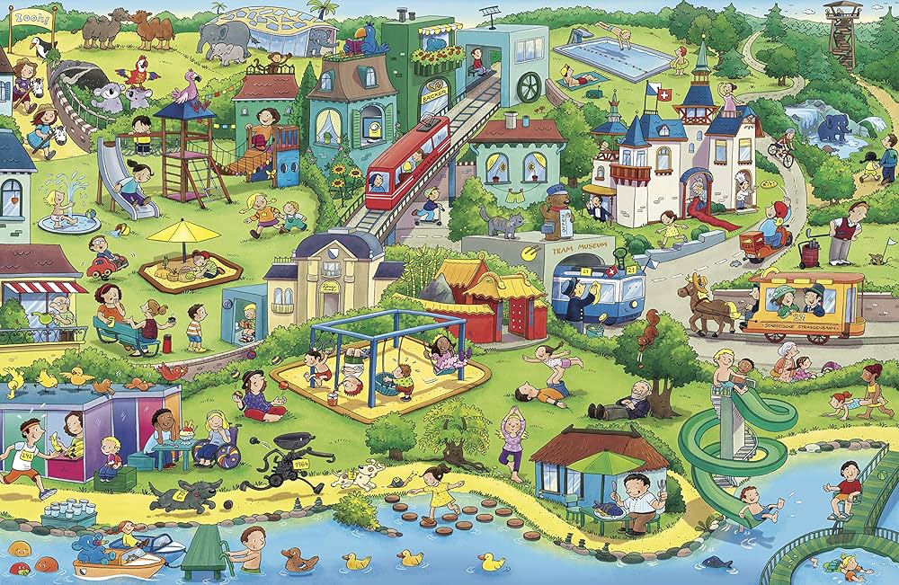 Kids Book - Zürich Wimmelbuch - collab zürich