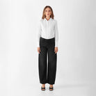 Jeans - Barrel Minimal Stretch - ASH - Black Denim - collab zürich