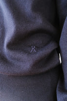 Fine Knit Sweater - Tinted Navy - collab zürich